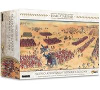 Warlord Games Ejército de iniciación de Las Legiones Romanas de Escipión Africano - Miniaturas de plástico a Escala épica para Granizo César Era Antigua Altamente Detallada para Juegos de Guerra de