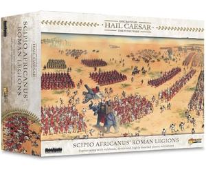 Warlord Games Ejército de iniciación de Las Legiones Romanas de Escipión Africano - Miniaturas de plástico a Escala épica para Granizo César Era Antigua Altamente Detallada para Juegos de Guerra de