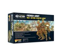 Warlord Games Ejército de iniciación del ejército francés, miniaturas de plástico a escala de 28 mm para acción de pernos, miniaturas altamente detalladas de la Segunda Guerra Mundial para juegos de