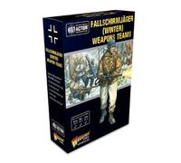 Warlord Games Equipos alemanes de armas de invierno Fallschirmjäger - Miniaturas a escala de 28 mm para acción de pernos altamente detalladas en miniaturas de la Segunda Guerra Mundial