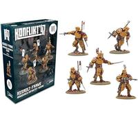 Warlord Games Escuadrón de infantería blindado con marco de asalto, miniaturas del Imperio de Japón para Konflikt 47 miniaturas de escala de 28 mm altamente detalladas