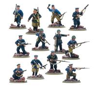 Warlord Games Escuadrón de la Brigada Naval Soviética - Miniaturas a escala de 28 mm para acción de pernos miniaturas altamente detalladas de la Segunda Guerra Mundial