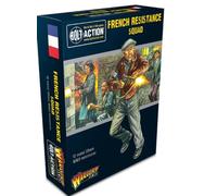 Warlord Games Escuadrón de Resistencia Francés - Miniaturas de metal a escala de 28 mm para acción de pernos miniaturas altamente detalladas de la Segunda Guerra Mundial para juegos de guerra de mesa