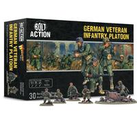 Warlord Games - Pelotón de infantería de veteranos del ejército alemán - Miniaturas de plástico 28mm