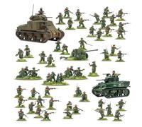 Warlord Games Gurkha Starter Army Bolt Action | Miniaturas de plástico a escala de 28 mm para acción de pernos, miniaturas altamente detalladas de la Segunda Guerra Mundial