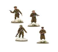 Warlord Games Infantería británica y canadiense (invierno) - Miniaturas de resina a escala de 28 mm para acción de pernos altamente detalladas en miniaturas de la Segunda Guerra Mundial