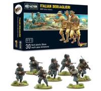 Warlord Games Italian Bersaglieri - Miniaturas de plástico a escala de 28 mm para acción de pernos, miniaturas altamente detalladas de la Segunda Guerra Mundial para juegos de guerra de mesa
