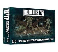 Warlord Games Konflikt 47 United States Starter Army - Miniaturas de escala de 28 mm altamente detalladas