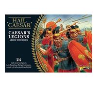 Warlord Games Legiones de César Armadas con Pilum - Miniaturas de plástico a Escala de 28 mm para Granizo César Miniaturas Altamente detalladas de la era Antigua para Juegos de Guerra de Mesa