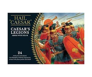 Warlord Games Legiones de César Armadas con Pilum - Miniaturas de plástico a Escala de 28 mm para Granizo César Miniaturas Altamente detalladas de la era Antigua para Juegos de Guerra de Mesa