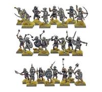 Warlord Games Orc Warband - Miniaturas de plástico a Escala de 28 mm para señores de la Guerra de Erehwon Miniaturas de fantasía Altamente detalladas para Juegos de Guerra de Mesa