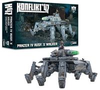 Warlord Games Panzer IV Ausf. X Walker - Miniaturas de eje para Konflikt 47 miniaturas de escala de 28 mm altamente detalladas