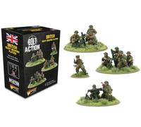 Warlord Games Pelotón británico de armas pesadas - Miniaturas de plástico a escala de 28 mm para acción de pernos altamente detalladas en miniaturas de la Segunda Guerra Mundial