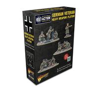 Warlord Games Pelotón de armas pesadas veteranos del ejército alemán, miniaturas