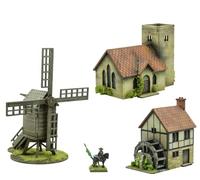 Warlord Games Pike & Shotte Epic Battles - Paquete de paisaje de pueblo