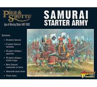 Warlord Games, Pike & Shotte - Samurai Starter Army | Figuras y accesorios de hobby de 28 mm miniaturas para mesa Wargaming