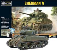 Warlord Games Sherman V - 1:56/28 mm tanque modelo de escala de plástico para Bolt Action Miniaturas altamente detalladas de la Segunda Guerra Mundial para juegos de guerra de mesa