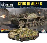 Warlord Games Stug III Ausf G - Tanque de plástico a escala de 1:56 / 28 mm para acción de pernos altamente detallada en miniatura de la Segunda Guerra Mundial