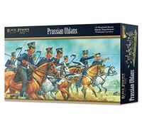 Warlord Games, Uhlans prusianos, miniaturas de juegos de guerra en polvo negro