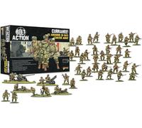 Warlord Games US Airborne (D-Day) Currahee! Starter Army - Miniaturas de plástico a Escala de 28 mm para acción de Pernos Altamente detalladas de la Segunda Guerra Mundial