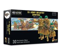 Warlord Games Miniaturas de plástico Infantería EE. UU. (invierno) 28 mm Acción de pernos