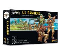 Warlord Games US Rangers Infantry - Miniaturas de plástico a escala de 28 mm par