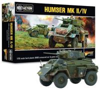 Warlord Games Humber MK II/IV - Coche blindado - 1:56/28 mm escala de plástico modelo para Bolt Action Miniaturas altamente detalladas de la Segunda Guerra Mundial para juegos de guerra de mesa