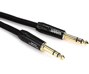Warm Audio - PREM-TRS-3' - Cable JACK/M 1/4 recto-JACK/M 1/4 recto - Balanceado - 90cm
