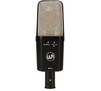 Warm Audio WA-14 Micrófono Condensador de diafragma Grande, Negro con Rejilla Plateada