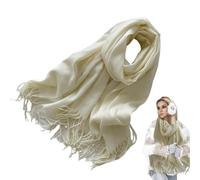 Warm Autumn and Winter Scarf, Women's Soft Warm Neck Wrap, Solid Color Neck Scarf, Winter Otomn Neck Scarf, Portable Neck Scarf for Going Out, Classic Winter Scarf, Autumn and Winter Scarf for Women