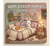 Warm Bedroom Moments Coloring Book: Featuring Adorable Animals & Cozy Scenes (Warm Coloring Book Series)