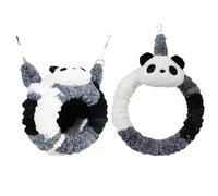 Warm Bird House for Winter | Panda Shape Parakeet Toys | Charming Paairrot Trning Swing, Sturdy for Daily Play Activity Center Budgies Gray Parrot Avian Veterinarians Animal Shelters Zoo Aviaries