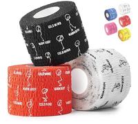 WARM BODY COLD MIND Cinta Weightlifting Dedos para de Levantamiento Pesas - Hook Grip Tape Crossfit, Lifting Thumb Tape (3 Rollos Mix V1, 5,8m x 4,7cm)