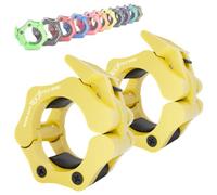 WARM BODY COLD MIND Reforzado Cierres para Pesas de 50mm - Collares de Levantamiento de Pesas, Abrazaderas de Barra, Mancuerna para Barras Olímpica, Barbell Collars, Crossfit, Gym, Fitness Clamps