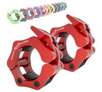 WARM BODY COLD MIND Reforzado Cierres para Pesas de 50mm - Collares de Levantamiento de Pesas, Abrazaderas de Barra, Mancuerna para Barras Olímpica, Barbell Collars, Crossfit, Gym, Fitness Clamps