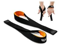 WARM BODY COLD MIND V2 - Correas de muñeca de levantamiento para levantamiento de pesas olímpico, levantamiento de potencia, culturismo, entrenamiento de fuerza funcional, muñequeras de algodón