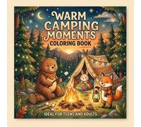 Warm Camping Moments Coloring Book: Ideal For Teens And Adult (Warm Coloring Book Series)