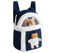 Warm Cat Carrier Bag | Winter Pet Cage with Top Opening | Cat Carrier Backpack | Breathable Pet Carrier Backpack | Pet Shoulder Carrier Bag | Portable Warm Cat Carrier Bag For Outdoor Travel
