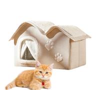 Warm Cat House, Outdoor Cat Shelter, Winter Cat Bed, Heated Cat Cave, Small Cat House, Non-Slip Cat, Cozy Cat Bed, Cat House For Indoor Cats, Winter Shelter For Cats, Outdoor Pet House