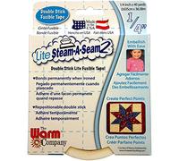 Warm Company Lite Steam-A-Seam - Cinta Fusible de Doble adherencia, Multicolor, 1,49 x 12,19 x 15,87 cm