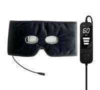 Warm Compress for Eyes - 3 niveles eléctrico Heated USB recargable dispositivo, ajustable Eye Warm Compress, relajación Eyes Care Tool for Women Travel Night Home Hotel Insomnia Relief