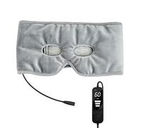 Warm Compress for Face,3 niveles USB recargable Electric Headband - Eye Warm Compress,for Women Travel Airplane Night Home Hotel Insomnia Holiday Birthday Traveling 26,57 x 5,118 in