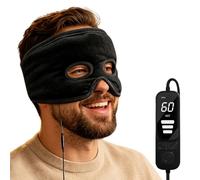 Warm Compress for Face,3 niveles USB recargable Electric Headband - Eye Warm Compress,for Women Travel Airplane Night Home Hotel Insomnia Holiday Birthday Traveling 26,57 x 5,118 in