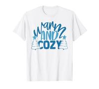 Warm & Cozy Cold Frozen Season Lover Funny Frozen Ice Camiseta