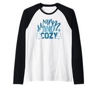 Warm & Cozy Cold Frozen Season Lover Funny Frozen Ice Camiseta Manga Raglan