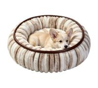 Warm Dog Bed Machine Washable Anti-Slip Kitten Winter Nest Indoor Couch Blu