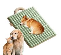 Warm Dog Sleeping Mat | Dog Bed Mats Washable Plush Warm Bed With HandleS | Comfortable Pet Plush Mat Warm Dog Sleeping Mat For Living Room, Bedroom, Balcony, Cage, Sofa, Floor, Medium Large BreedsS