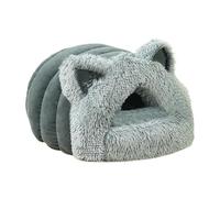 Warm Hooded Pet Sanctuary - Plush Material PP Relleno de algodón, Snug Animal Hideaway House, Espacio Privado para Cachorros Dut, con Estructura Semi Cerrada Que CREA sensación Segura | SCH