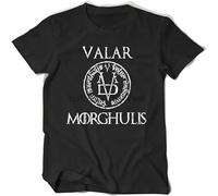 WARM KISS Gome of Thrones Volor Morghulis Men's Short Sleeve T Shirt Black L