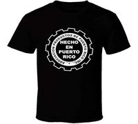 WARM KISS Hecho En Puerto Rico Rican Pride Orgullo Boricua T Shirt Black XL